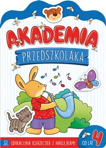 Picture of Akademia przedszkolaka od 4 lat Edukacyjna książeczka z naklejkami