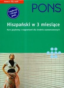 Picture of Pons hiszpański w 3 miesiące z płytą CD Kurs językowy z nagraniami dla średnio zaawansowanych