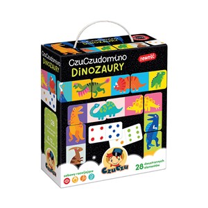 Obrazek CzuCzu Domino Dinozaury 2+