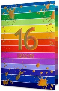 Picture of Karnet Urodziny 16 HM200-3195