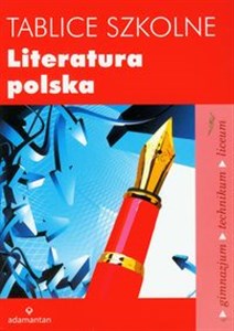 Picture of Tablice szkolne Literatura polska Gimnazjum, technikum, liceum