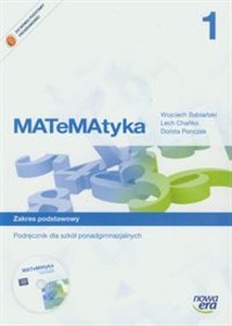 Picture of MATeMAtyka 1 Podręcznik Zakres podstawowy Szkoła ponadgimnazjalna