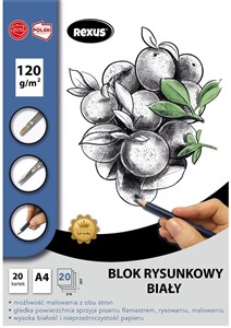 Picture of Blok rysunkowy A4/20K biały Premium