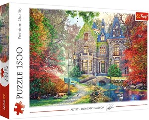 Obrazek Puzzle Jesienny dworek 1500