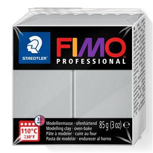Obrazek Masa termoutwardzalna Fimo 85g jasnoszary