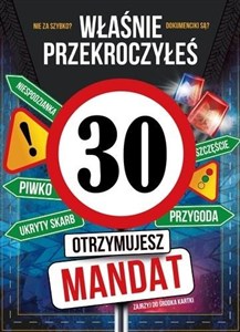 Obrazek Karnet Urodziny 30