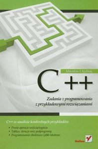 Obrazek C++ Zadania z programowania z przykładowymi rozwiązaniami