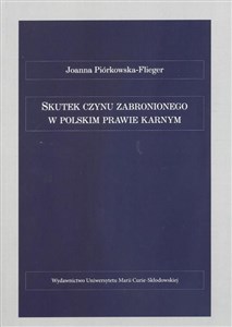 Picture of Skutek czynu zabronionego w polskim prawie karnym