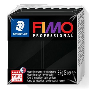 Obrazek Masa termoutwardzalna Fimo 85g czarny