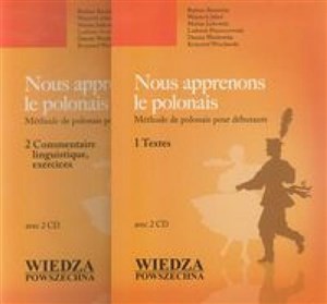 Obrazek Nous apprenons le polonais. Tomy 1-2 + 2 CD