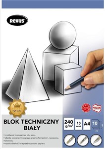 Picture of Blok techniczny A4/10K biały Premium