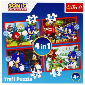 Picture of Puzzle 4w1 Przygody Sonica