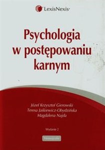 Picture of Psychologia w postępowaniu karnym