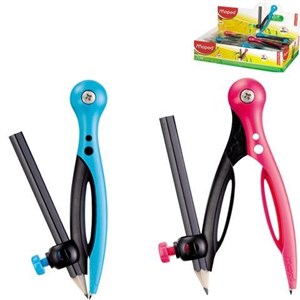 Obrazek Cyrkiel Essential Plastikowy + ołówek MAPED