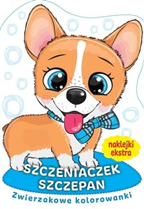 Obrazek Zwierzakowe kolorowanki. Szczeniak Szczepan