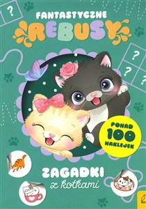 Obrazek Zagadki z kotkami. Fantastyczne rebusy