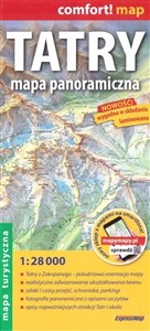 Obrazek Tatry Mapa panoramiczna laminowana mapa turystyczna 1 : 28 000