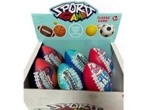 Obrazek Piłeczka rugby 13cm mix