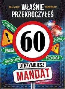 Obrazek Karnet Urodziny 60