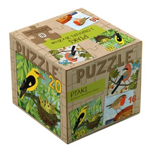 Obrazek Puzzle 3 w 1 Ptaki.