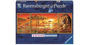 Obrazek Puzzle 1000 Piękno Afryki tryptyk