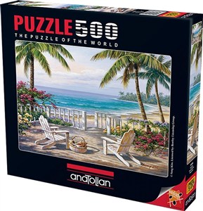 Obrazek Puzzle 500 Widok na plażę