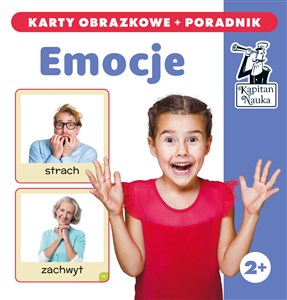 Picture of Kapitan Nauka Emocje karty obrazkowe + poradnik