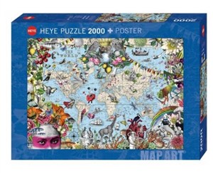 Picture of Puzzle 2000 Dziwny świat (Puzzle+plakat)