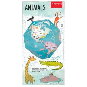 Picture of Globus 3D do składania - Zwierzęta