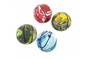 Obrazek Piłeczka basketball 9cm mix