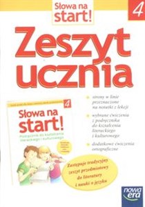 Obrazek Słowa na start 4 Zeszyt ucznia Szkoła podstawowa
