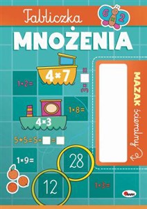 Picture of Tabliczka mnożenia. Mazak ścieralny