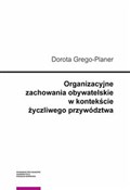 Organizacy... - Dorota Grego-Planer -  books from Poland
