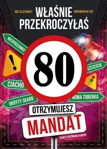 Obrazek Karnet Urodziny 80