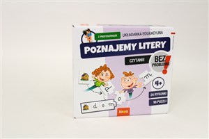 Obrazek Układanka Poznajemy LITERY z Profesorkiem