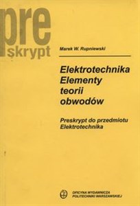 Picture of Elektrotechnika. Elementy teorii obwodów
