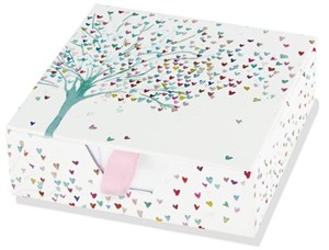 Obrazek Karteczki zdobione Sercowe Drzewo