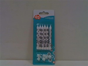 Obrazek Świeczki urodzinowe `Piłki nożne` 6/6