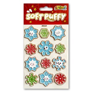 Picture of Naklejki puffy Christmas Snowflakes