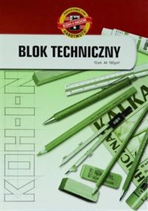 Picture of Blok techniczny A4 10 kartek 10 sztuk