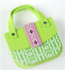 Obrazek Torebka - notatnik - zielona