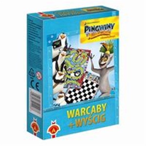 Picture of Warcaby wyścig mini Pingwiny z Madagaskaru