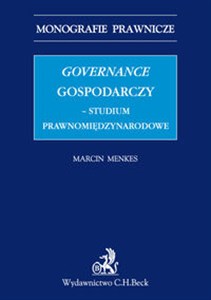 Picture of Governance gospodarczy studium prawnomiędzynarodowe