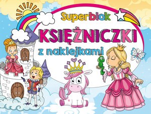 Obrazek Superblok z naklejkami. Księżniczki