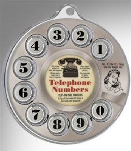 Obrazek Zakładka do książki Tarcza telefonu 0-9 IF