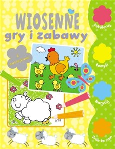 Picture of Wiosenne gry i zabawy z naklejkami