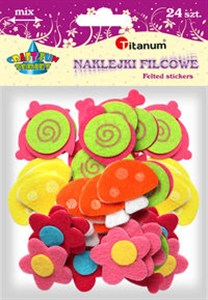 Picture of Naklejki filcowe samoprzylepne mix 24 sztuki