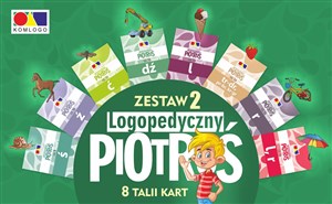Picture of Logopedyczny Piotruś Zestaw 2 Memory 8 talii kart na głoski:  Ś Ź Ć DŹ L TR R L-R