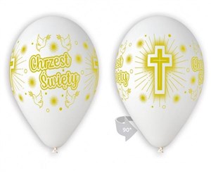 Picture of Balony premium Chrzest 31cm 5szt