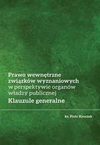 Obrazek Prawo wewnętrzne związków wyznaniowych...